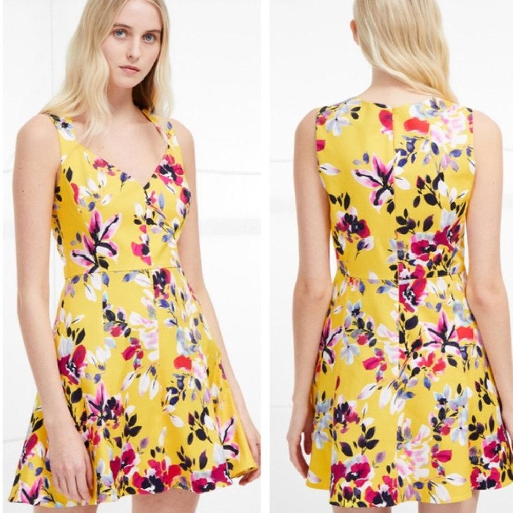 French Connection Linosa Floral Fit & Flare Dress